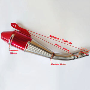 Système d'échappement complet en acier inoxydable pour HONDA CRF230F/150F 2003-2013 CRF230F 2003-2017 CRF250 2018-2023 - Product Image 6