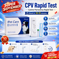 Test rapide de détection de l'antigène du parvovirus canin CPV Ag pour chiens, résultat en 10-15 minutes