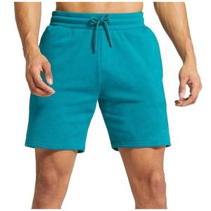 Pantalones cortos de compresión con patrón de rejilla de secado rápido para hombre, para entrenamiento de gimnasia, deportes informales, entrenamiento físico, bolsillos para correr, teñido liso - Product Image 1