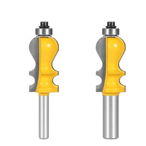 B6 Drip Bead Handrail <b>Router</b> <b>Bit</b> Carbide Tipped 1/4 In Shank For Woodworking <b>Trim</b> And Stair Rail Forming - Product Image 4