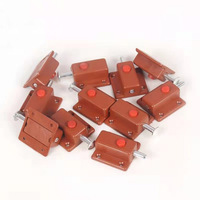 Loquet à ressort papillon en plastique pour porte de meuble, petit loquet en plastique pour tiroir de meuble avec bouton à ressort