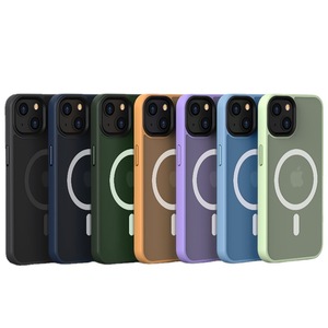 Coque en silicone souple mat 2026 pour 13 et 12 Pro, coque magnétique mate unie avec revêtement anti-traces <span class=keywords><strong>de</strong></span> doigts pour charge sans fil - Product Image 4