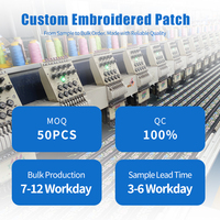 Patch brodé personnalisé 3D en relief de haute qualité pour vêtements et serviettes