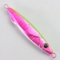 Dalam stok warna-warni murah 30g-250g baru 3d mata keras tenggelam memancing Bass laut umpan pancing tubuh logam umpan Jig lambat Jig umpan
