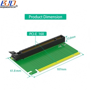 Toptan ters <span class=keywords><strong>PCI</strong></span> Express <span class=keywords><strong>PCI</strong></span>-E 3.0 16X için X16 adaptör yükseltici kart 2U sunucu kılıfı-kurulum yönü doğru <span class=keywords><strong>CPU</strong></span> - Product Image 2