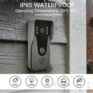 Sistema de Videoportero Wifi con 2 Cables, Clasificación IP65 Resistente a la Intemperie, Ángulo de Visión <span class=keywords><strong>Fijo</strong></span> de 130 Grados, para Dormitorios Estudiantiles - Product Image 3