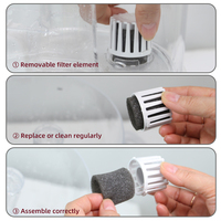 Humidificateur d'air de bureau avec veilleuse plastique portable pour hôtel à la maison