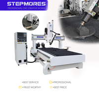 Routeur CNC 5 axes 4 axes ATC pour le bois, modèle 1325 1224, avec changeur d'outils automatique, machine de gravure CNC, prix compétitif