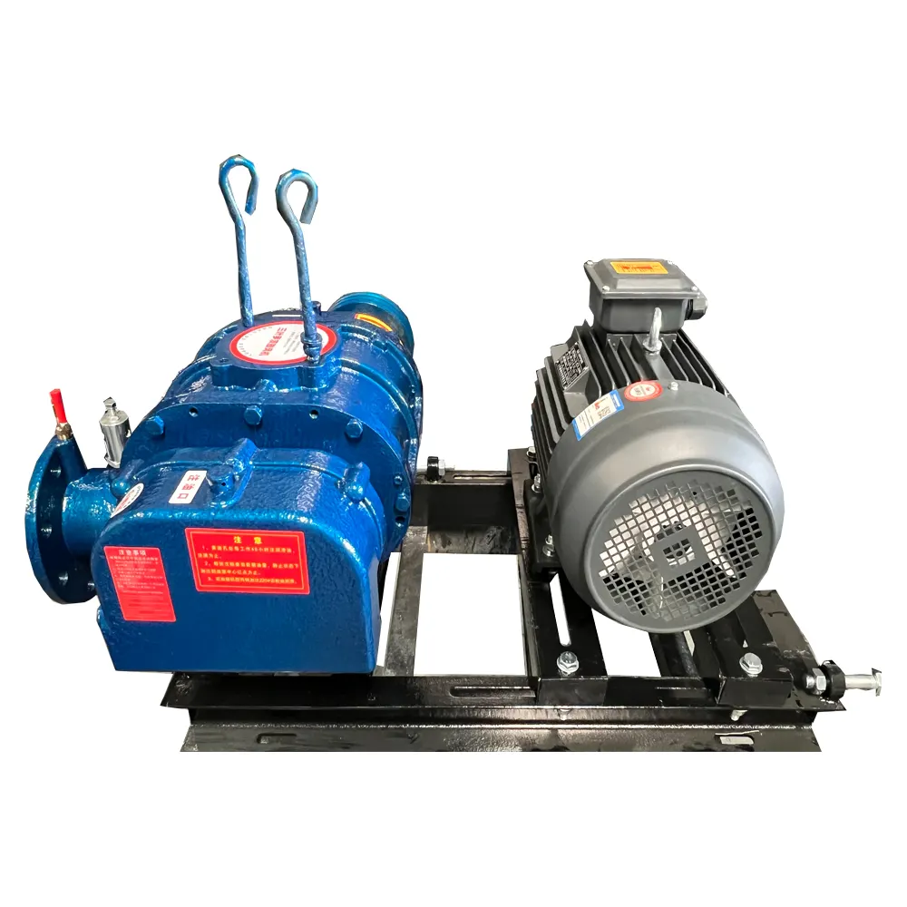 Manufacturers direct supply Roots fan negative pressure Roots vacuum pump carbon steel Roots fan fish pond farming wind