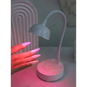 Desktop nail art lamp, battery storage Nail Dryer not black hand led Uv Lamp flash cure Gel Light For Nail Polish