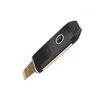 Élimination des points noirs du visage Peeling Vibration Outils de beauté à haute fréquence Spatule de contour en acier inoxydable Dispositif de levage du visage