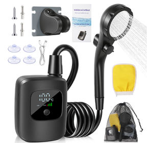 <span class=keywords><strong>Douche</strong></span> portable améliorée pour le <span class=keywords><strong>camping</strong></span>, affichage LED IPX8, pompe de <span class=keywords><strong>douche</strong></span> rechargeable pour l'extérieur, pour la randonnée - Product Image 1