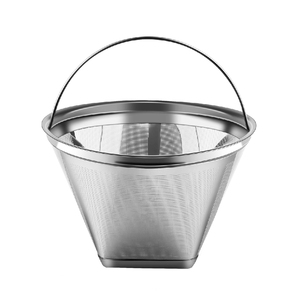 Cuisinart Maker Coffee Bar Brewer Compatible Cone Shape Réutilisable <span class=keywords><strong>Filtre</strong></span> à café en acier inoxydable <span class=keywords><strong>Filtre</strong></span> à tasse <span class=keywords><strong>permanent</strong></span> - Product Image 1
