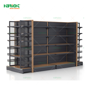 Estantería Góndola Metálica de Alta Resistencia de Cuatro Lados y Estante de Supermercado para Tiendas Minoristas - Product Image 4