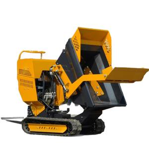 Mini-benne sur chenilles à déchargement frontal, auto-installable et auto-déchargeante, pour l'agriculture et l'exploitation minière, camion à braquage court - Product Image 5