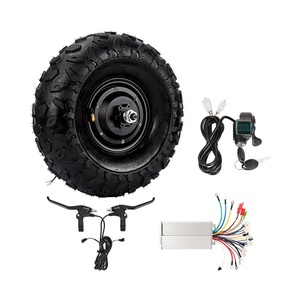14.5 Inch Gear Hub <strong>Motor</strong> Wheel <strong>Kit</strong> Low Speed 350w 500w for Farm Orchard <strong>Wheelbarrow</strong> - Product Image 1