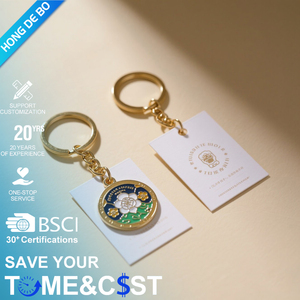 Porte-clés en métal en gros, porte-clés en émail de zinc, logo personnalisé, breloque en fer, porte-clés en émail personnalisé, support de clés, anneau porte-clés - Product Image 1