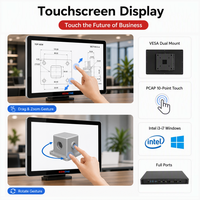 Multifunktionale Android CMS Wandmontierte LCD-Werbeanzeige Touchscreen Kleiner Werbebildschirm Digitale Beschilderung und Anzeige