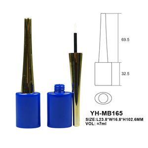 Quantité minimale de commande bas en gros 7ml brillant or rose Mini bouteille transparente liquide Eyeliner Tube - Product Image 2