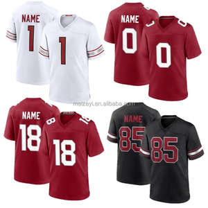 أفضل جودة مخصصة #1 Kyler Murray #18 Marvin Harrison Jr. #0 ويل جونسون #85 Trey McBride مخيط قميص كرة القدم الأمريكية - Product Image 1