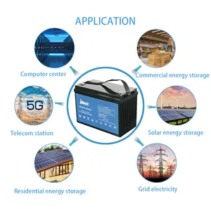 हाइब्रिड ऑफ-ग्रिड सौर ऊर्जा भंडारण घरेलू बैटरी के लिए बड़ी क्षमता वाली 25.6V 200Ah RV लिथियम आयन लीड एसिड रिप्लेसमेंट बैटरी
