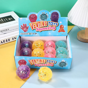 Juguetes Antiestrés de TPR con Purpurina y Maltosa, Coloridos, en Forma de Erizo, para Aliviar la Presión, Regalo Promocional para Niños - Product Image 6