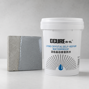 Revêtement imperméabilisant auto-réparateur Living Crystal, pénétrant dans le béton, pour l'étanchéité des bâtiments et l'arrêt des fuites. - Product Image 4