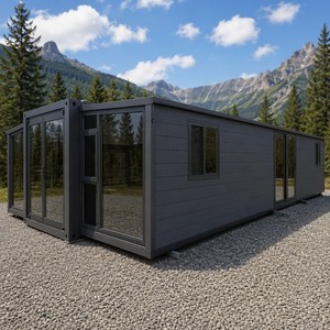 SUNRISE Innovative Portable Expandable Container House with Modern Design for Versatile <b>Camping</b> and Home Office Use - Product Image 1