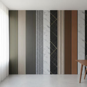 Dễ dàng cài đặt bấm vào khóa số lượng lớn màu đen rãnh Cách Nhiệt PVC tấm Trần và gạch kích cỡ khác nhau kết thúc có sẵn - Product Image 5