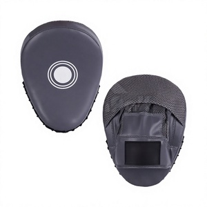 Guantes de Boxeo Personalizados con Logotipos, Almohadillas de Entrenamiento de Artes Marciales de Cuero Rojo, Hechas a Medida, de Alta Calidad y Protección - Product Image 1