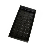 Barquettes de propagation en plastique PS de haute qualité, barquettes rectangulaires plates jetables personnalisées, portables, avec une capacité de 30 ml