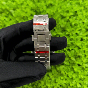 Fabrika özel Logo lüks erkek otomatik mekanik İzle kendinden sarma Hollow hareketi cam arama pencere süper erkekler için izle - Product Image 5