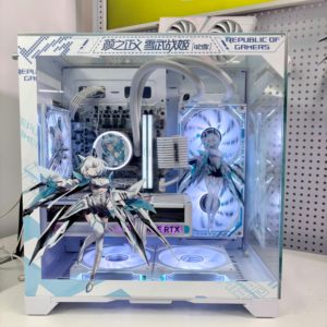 Eva M-Atx Mid Tower Gaming Computerkast Chassis Thema Personage Ontwerp 240/360 Waterkoelsysteem Aanpasbare Zeezicht Kamer - Product Image 4