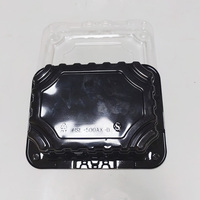Moule prêt boîte à fruits jetable rectangulaire en plastique PET fraise pastèque ananas boîte à fruits frais