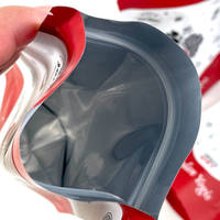 Sachet personnalisé refermable à fermeture éclair pour fruits lyophilisés, idéal pour l'emballage alimentaire de snacks séchés et de nourriture pour animaux de compagnie