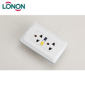 LONDON Mise À La Terre Standard 230 V 10A Tension nominale électrique interrupteur prise gfci prise murale - Product Image 1
