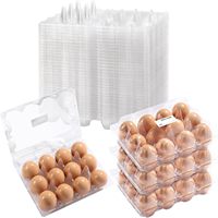 Boîtes de 12 œufs jetables – Contenants économiques en gros, parfaits pour réfrigérateur, ferme familiale, affichage commercial et marché