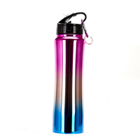 Venta al por mayor Impresión colorida Vacío Mantener caliente y frío Deporte Botella de agua Botellas de acero inoxidable