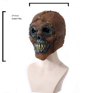 <span class=keywords><strong>Masque</strong></span> de Spermeutre en Latex Effrayant pour Décoration de Fête, Accessoire de Cosplay d'Halloween, <span class=keywords><strong>Masque</strong></span> de Fantôme Effrayant 27x21cm Couvrant Tout le Visage - Product Image 6