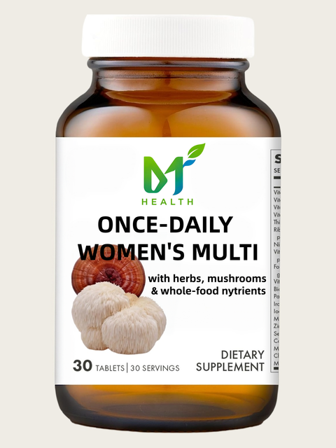 OEM-Women Multivitamin With Mushrooms 30 Tablets Adaptogen Formula 30 Day Supply Herbal Supplement Factory