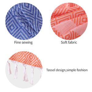 Serviettes Jacquard sur mesure extra larges en gros, serviettes de plage turques en coton premium pour adultes - Product Image 4