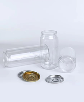 330ml/500ml/650ml canettes de soda canettes en plastique bouteilles de jus canettes en PET pot en plastique