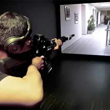 High Precision Interactive Shooting Game System Shoot Simul Target Shooting for Training Center with Auto Calibration