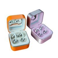 Mini écouteurs sans fil portables à clip d'oreille avec affichage numérique, commande tactile, suppression du bruit ENC, appels clairs pour la conduite