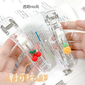 Clip de fixation transparent multifonctionnel en plastique pour documents, organiseur de papiers d'examen pour étudiants, clip de scellage pour collations, pince simple et robuste - Product Image 2