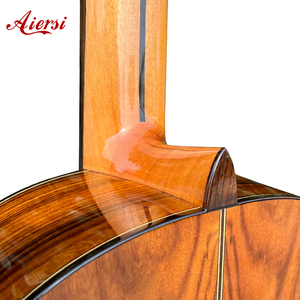 Aiersi, fábrica de China, tapa de abeto sólido hecha a mano de alta calidad con <span class=keywords><strong>guitarra</strong></span> clásica trasera <span class=keywords><strong>y</strong></span> lateral Santos - Product Image 4