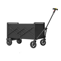 Roue pivotante contrôlée par téléphone, caravane pliable en métal pour camping, pique-nique, voyage, scooter pliable, portable