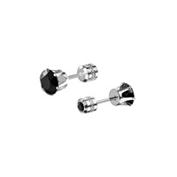 Boucles d'oreilles hypoallergéniques vintage en acier inoxydable plaqué or 18 carats avec zircon, à visser, pour piercing d'hélice, pour femmes et hommes