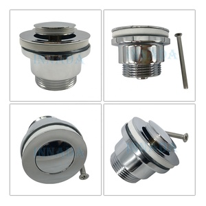 Innada 1 "1/4 latón cromado <span class=keywords><strong>Clic</strong></span> <span class=keywords><strong>Clac</strong></span> lavabo escurridor Pop up Válvula de desecho <span class=keywords><strong>clic</strong></span> Universal tapón - Product Image 5
