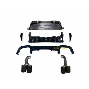 Difusor trasero <span class=keywords><strong>X4</strong></span> G02 LCI actualización X4M difusor de parachoques con tubo para <span class=keywords><strong>BMW</strong></span> <span class=keywords><strong>X4</strong></span> G02 LCI bodykit 2022 <span class=keywords><strong>2023</strong></span> - Product Image 2